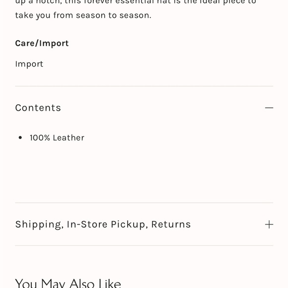 Free People X Understated Leather Gold Coast Hat Cowboy Hat O/S New - Picture 9 of 12